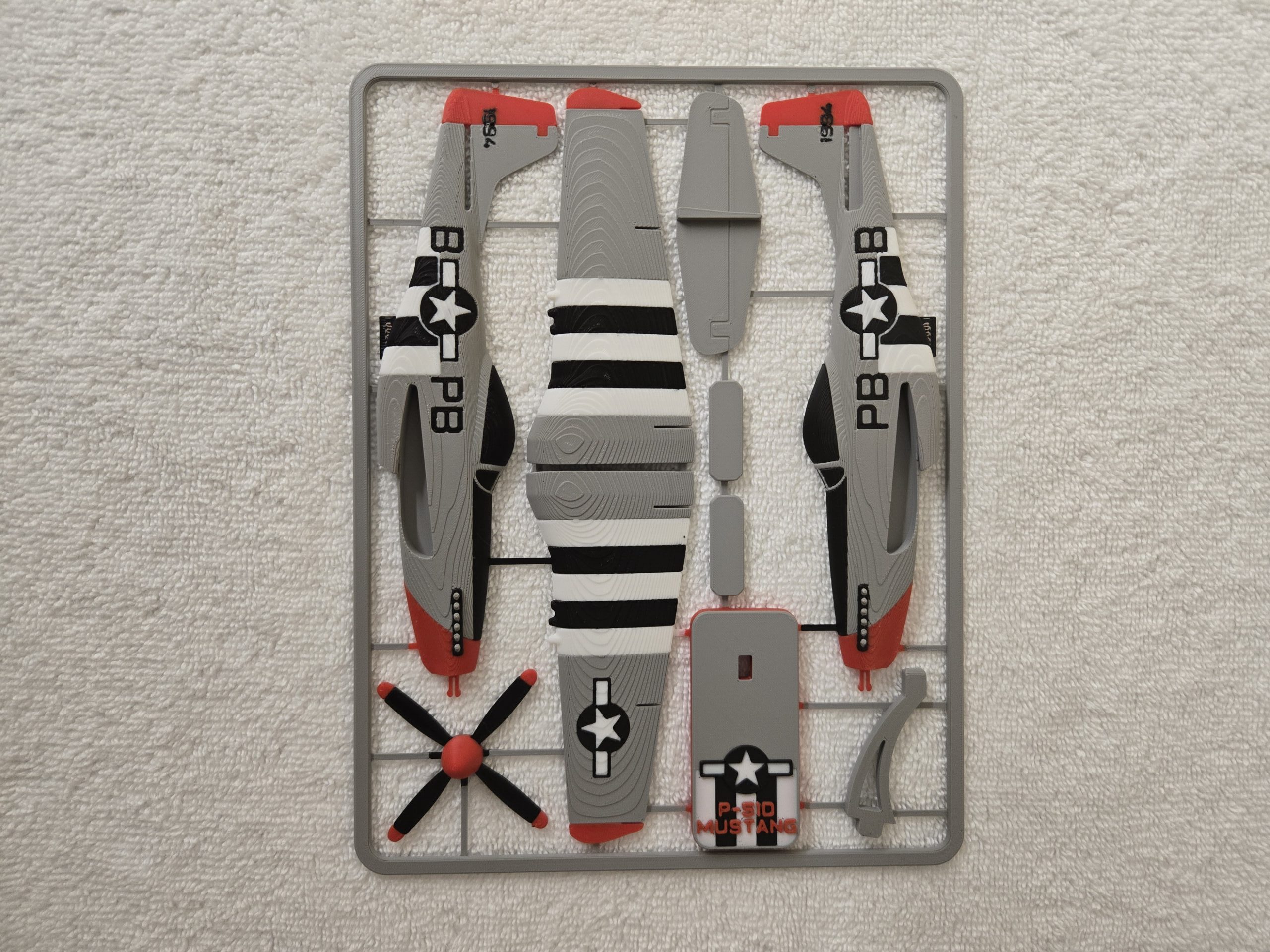 P51D Airplane Model Kit